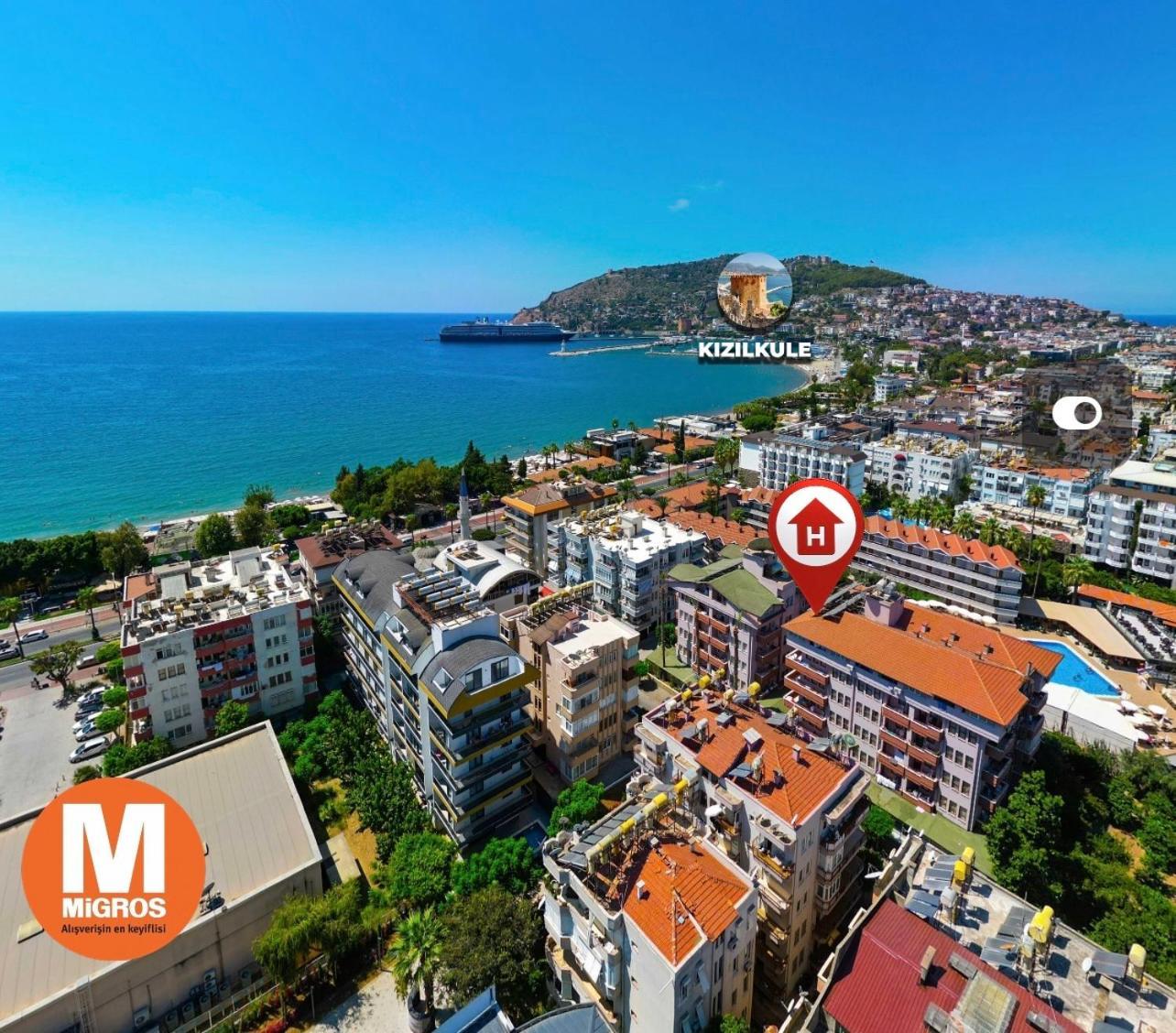 Maren City Apart Hotel Alanya Ngoại thất bức ảnh